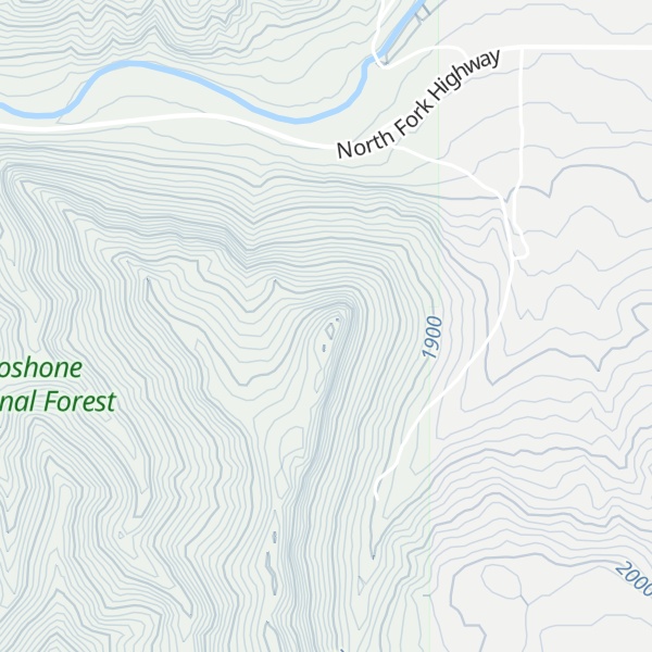 Map of Flag Peak