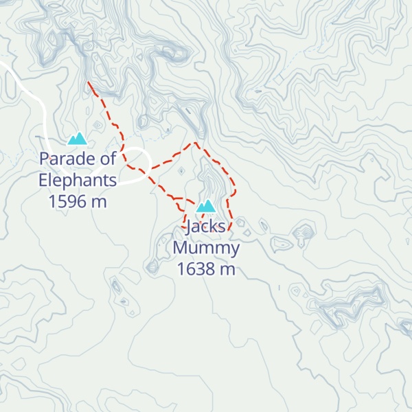 Map of Jacks Mummy