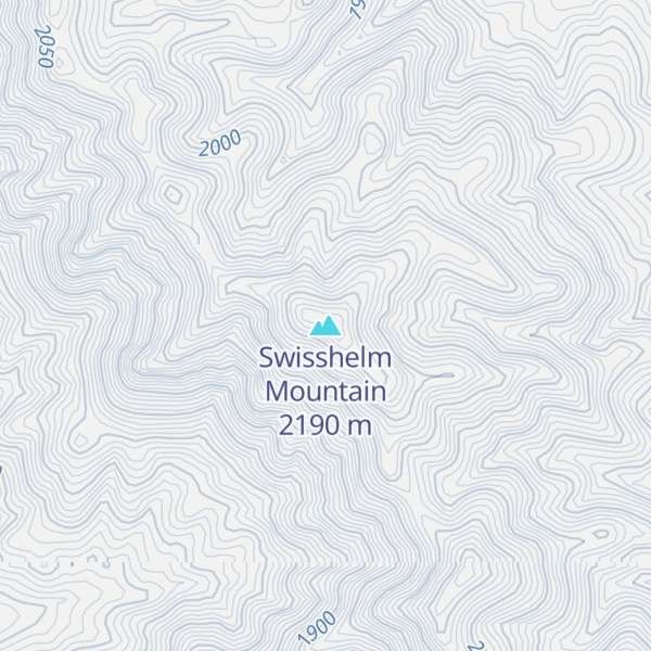 Map of Swisshelm Mountain