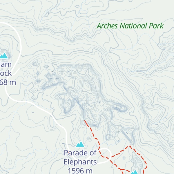 Map of Elephant Butte