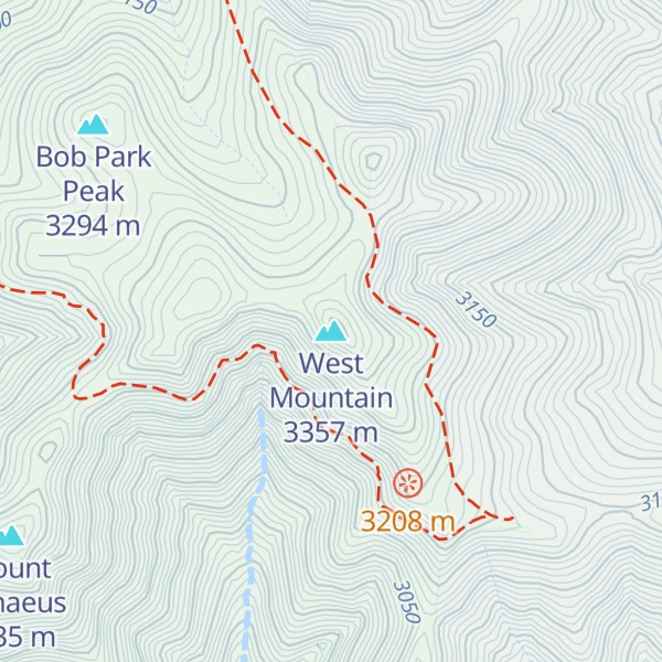 Map of West Mountain