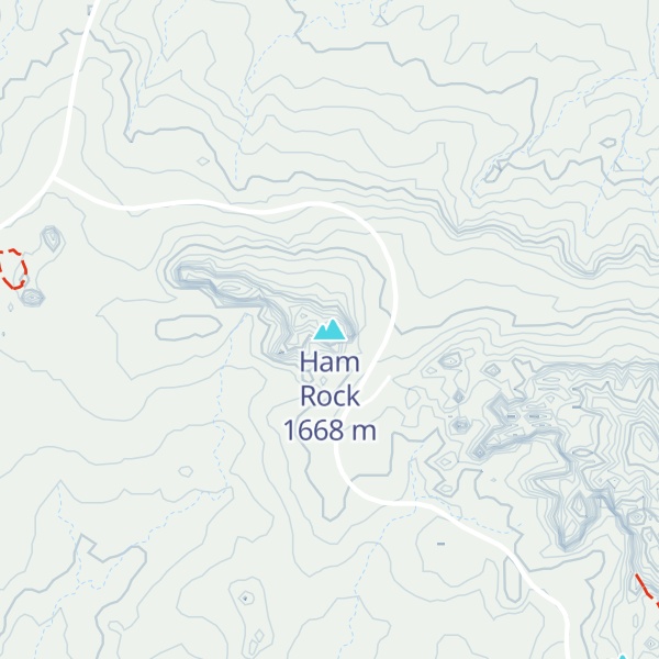 Map of Ham Rock
