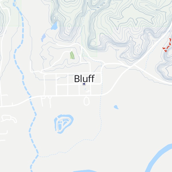 Map of Bluff Fort Visitor Center