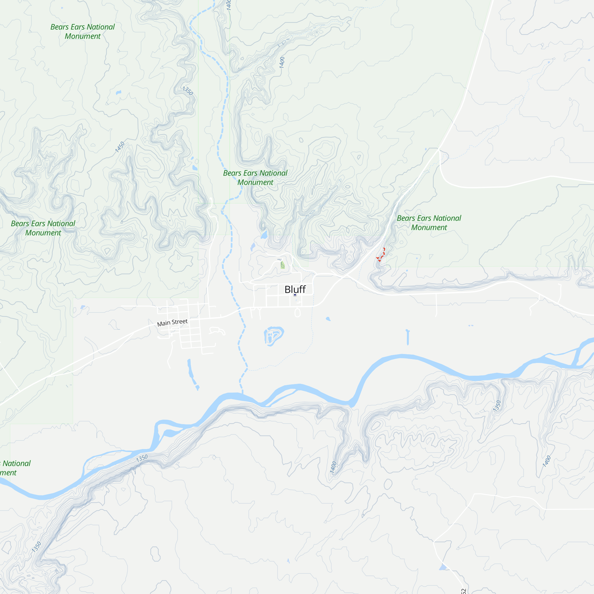 Bluff Fort Visitor Center map