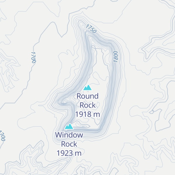 Map of Round Rock