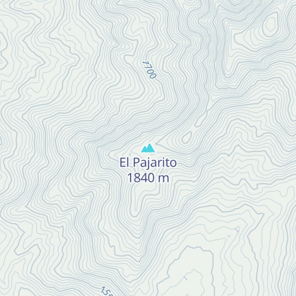 Map of El Pajarito