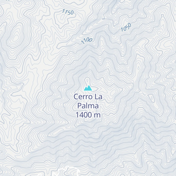 Map of Cerro La Palma