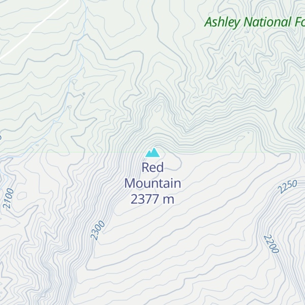Map of Red Mountain