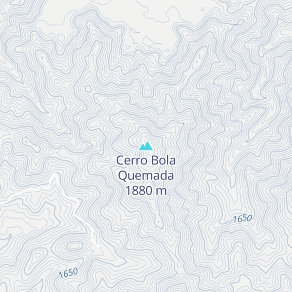 Map of Cerro Bola Quemada