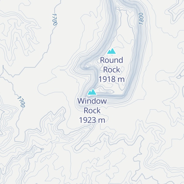 Map of Window Rock