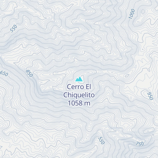Map of Cerro El Chiquelito