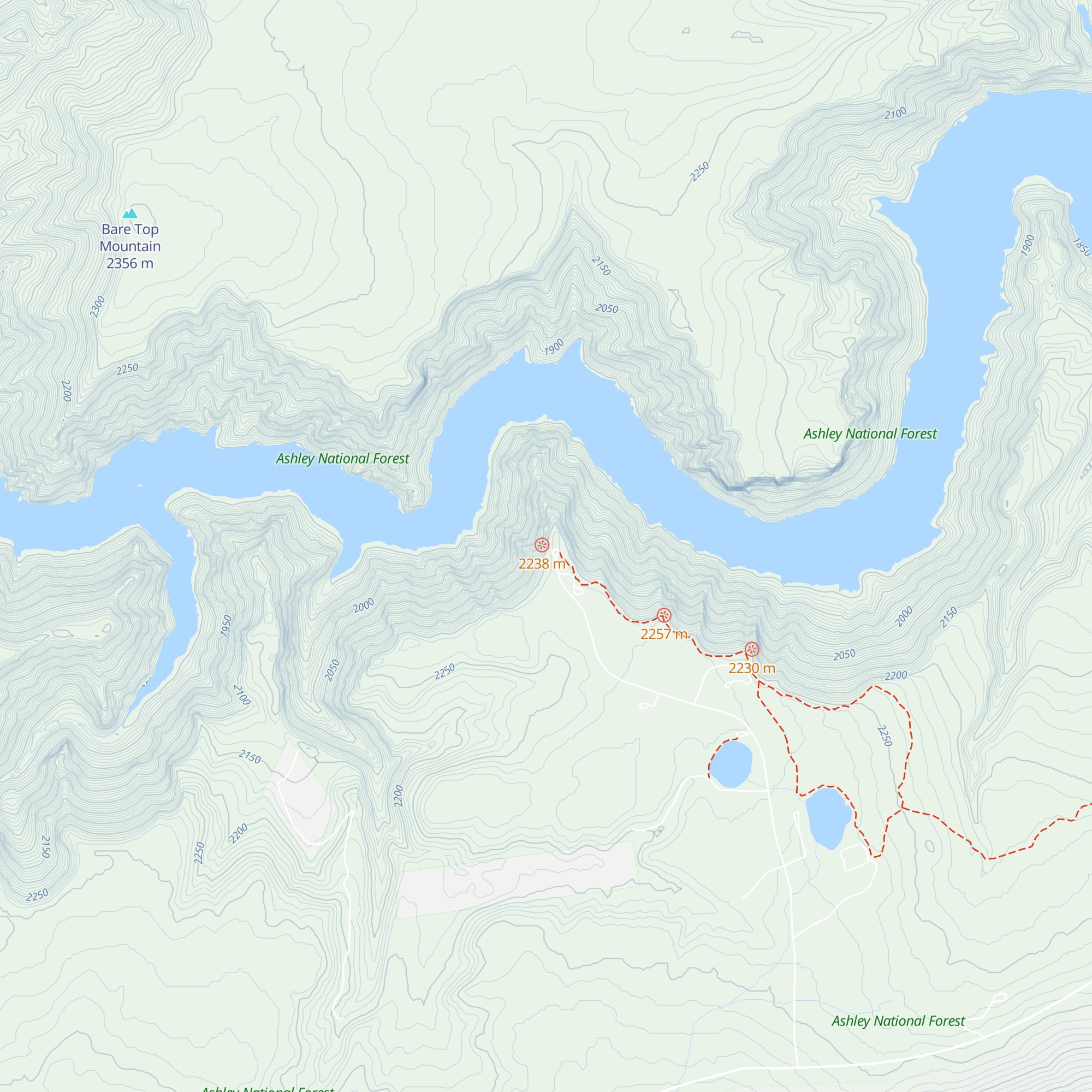 Red Canyon Visitor Center map