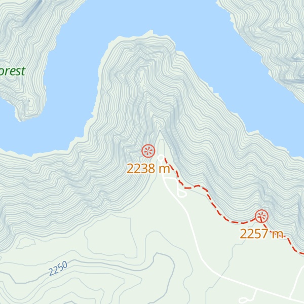 Map of Red Canyon Visitor Center