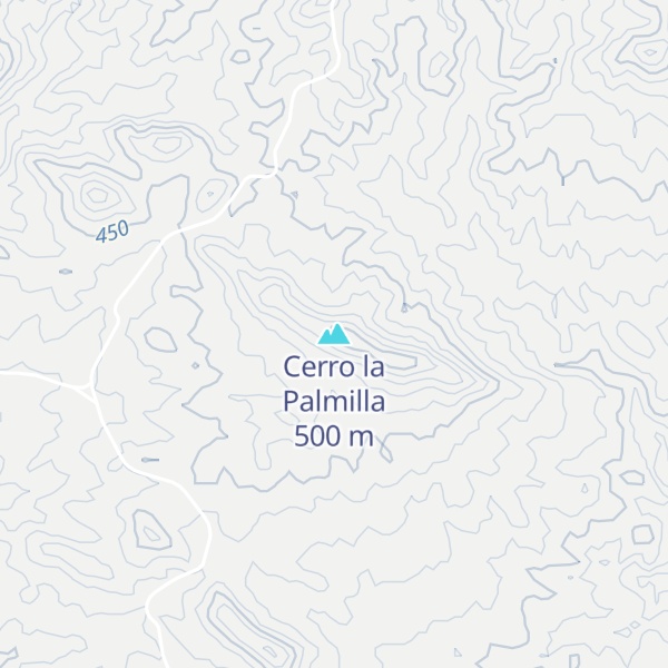 Map of Cerro la Palmilla