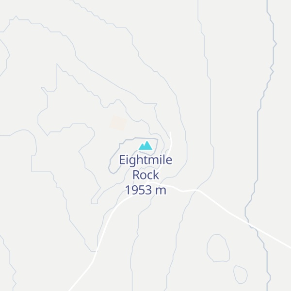 Map of Eightmile Rock