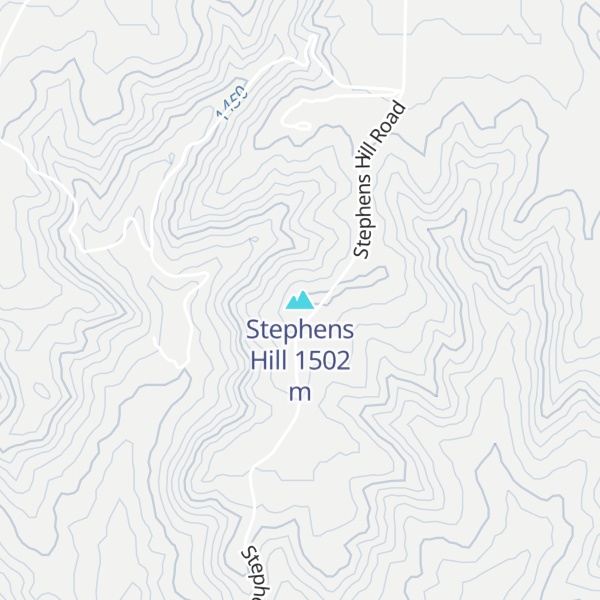 Map of Stephens Hill