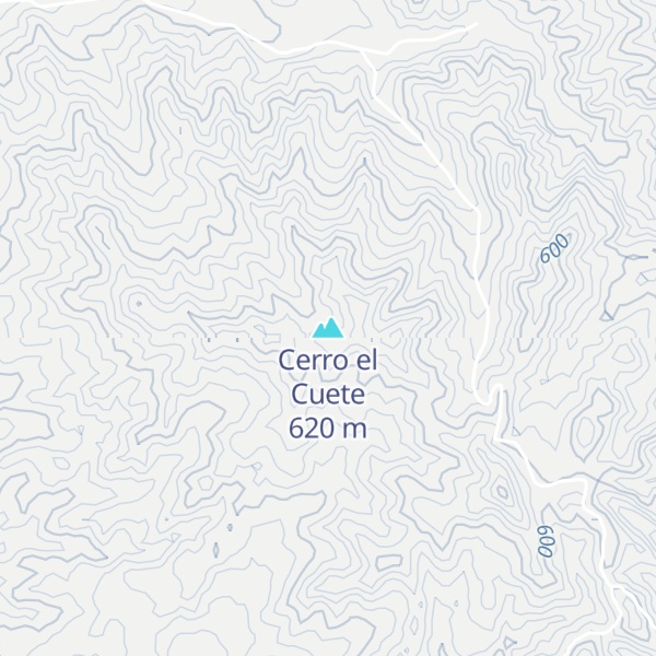 Map of Cerro el Cuete
