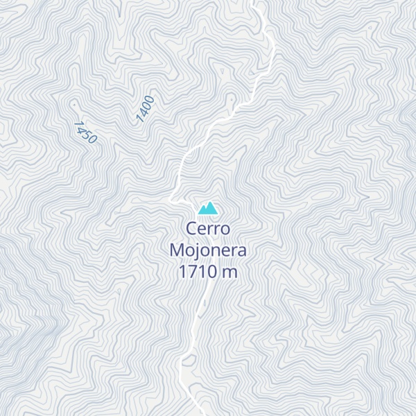 Map of Cerro Mojonera