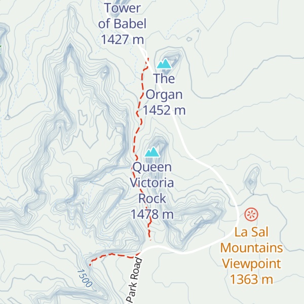 Map of Queen Victoria Rock
