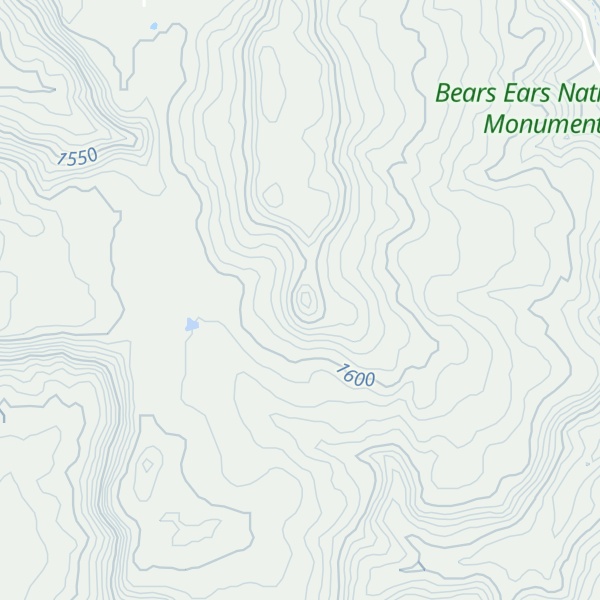 Map of Little Black Mesa