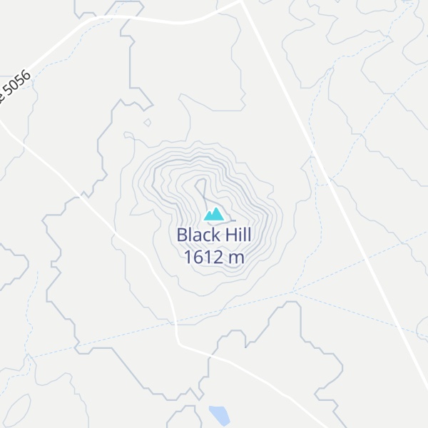 Map of Black Hill