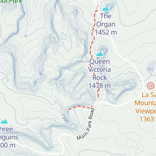 Map of Queen Nefertiti Rock