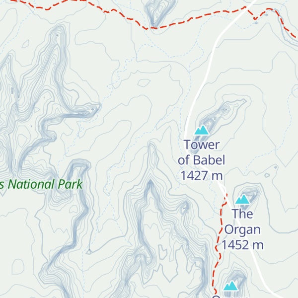 Map of Sheep Rock
