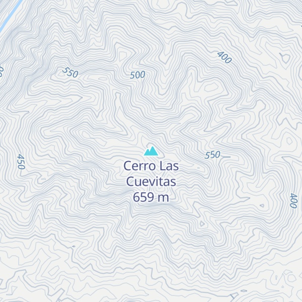 Map of Cerro Las Cuevitas