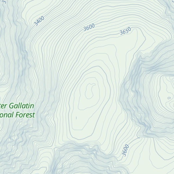 Map of Elk Mountain