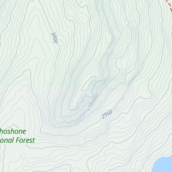 Map of Beartooth Butte