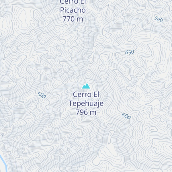 Map of Cerro El Tepehuaje