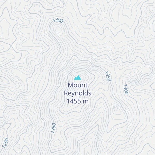 Map of Mount Reynolds