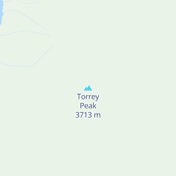 Map of Torrey Peak
