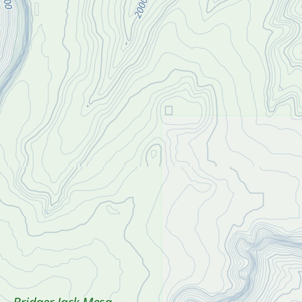 Map of Bridger Point
