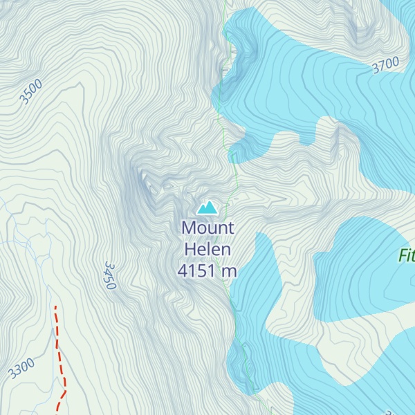 Map of Mount Helen