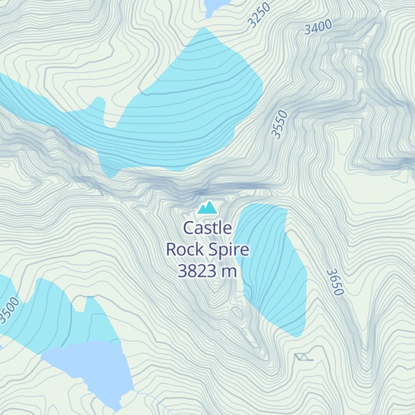 Map of Castle Rock Spire