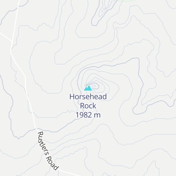 Map of Horsehead Rock