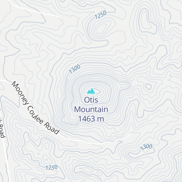 Map of Otis Mountain