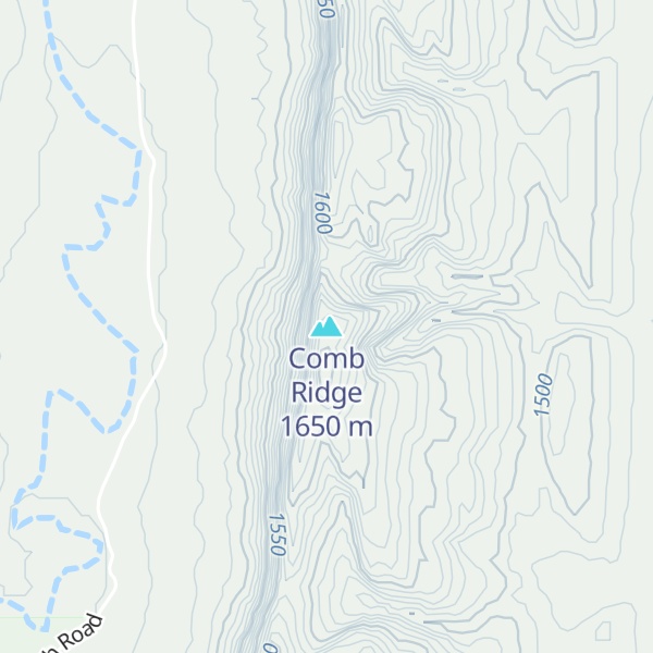 Map of Comb Ridge