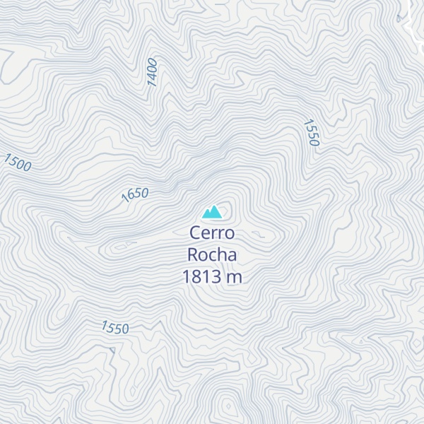 Map of Cerro Rocha