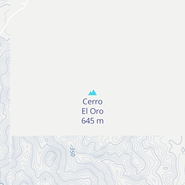 Map of Cerro El Oro