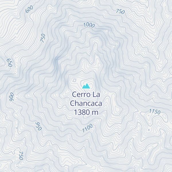 Map of Cerro La Chancaca