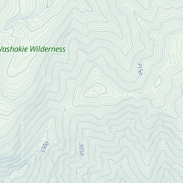 Map of Ishawooa Mesa