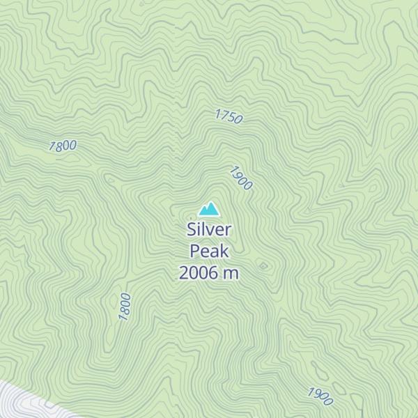 Map of Silver Peak
