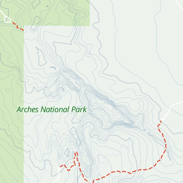 Map of Klondike Bluffs