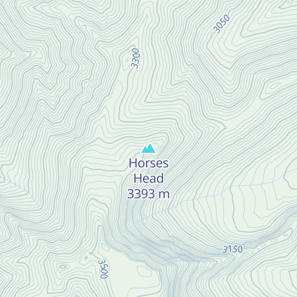 Map of Horses Head