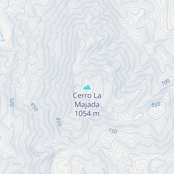 Map of Cerro La Majada
