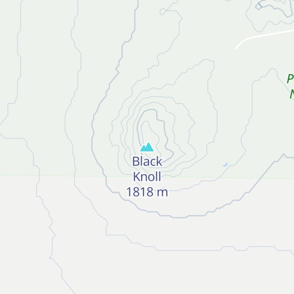 Map of Black Knoll