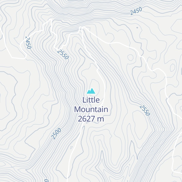 Map of Little Mountain