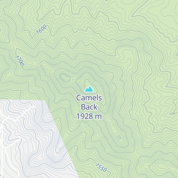 Map of Camels Back